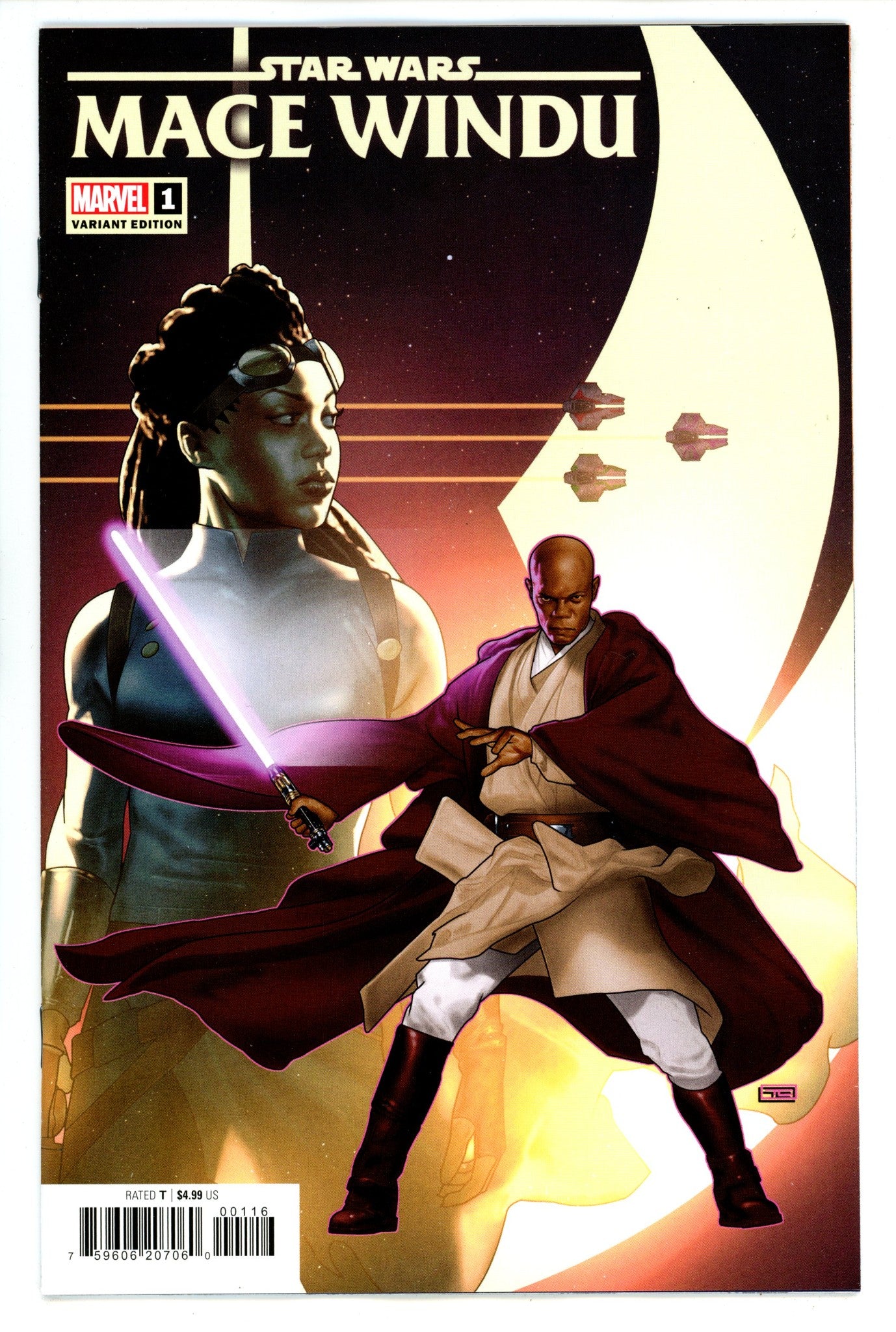 Star Wars Mace Windu 1 Clarke Incentive Variant NM- (2024)