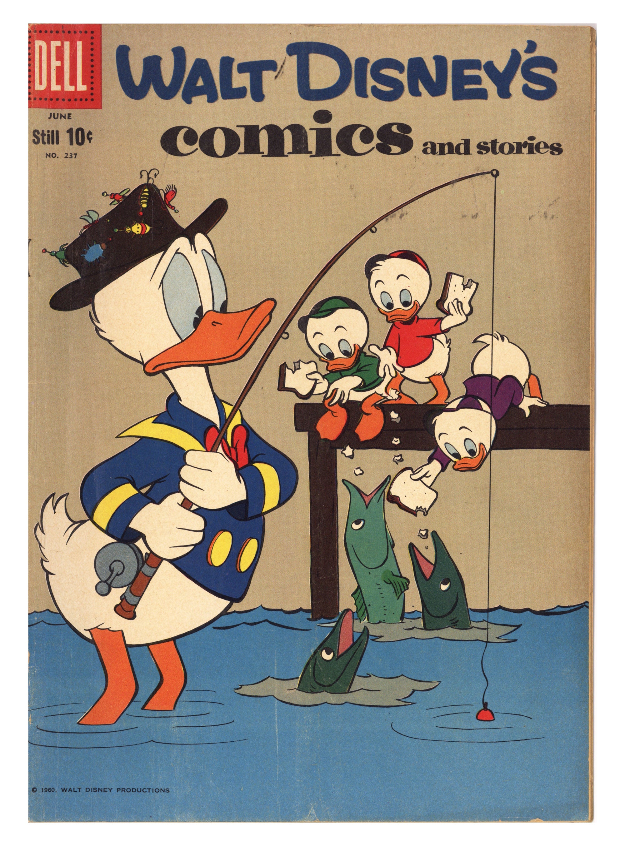 Walt Disney's Comics and Stories Vol 20 9 (237) VG (4.0) (1960) 