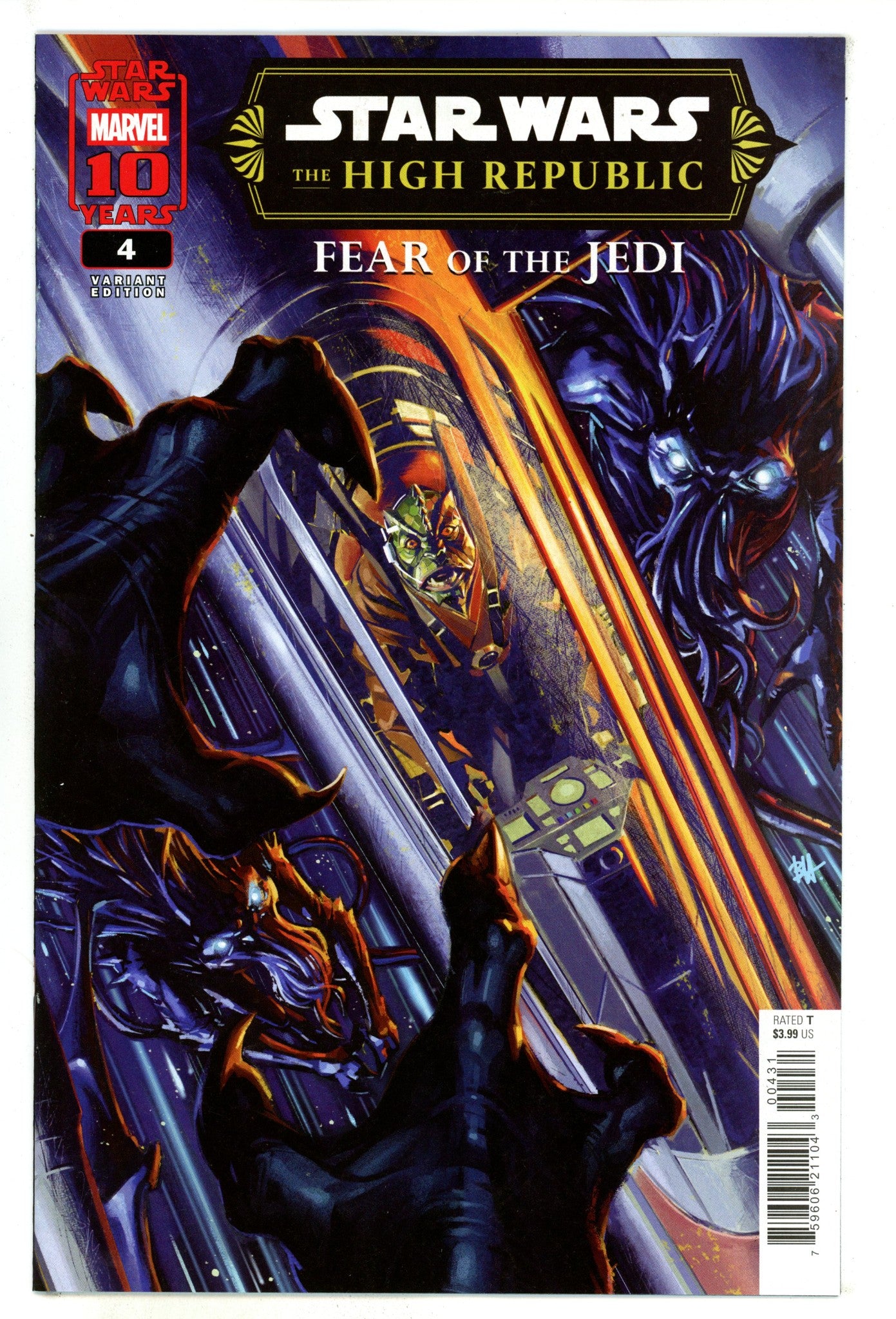 Star Wars: The High Republic - Fear Of The Jedi 4 Harvey Variant (2025)