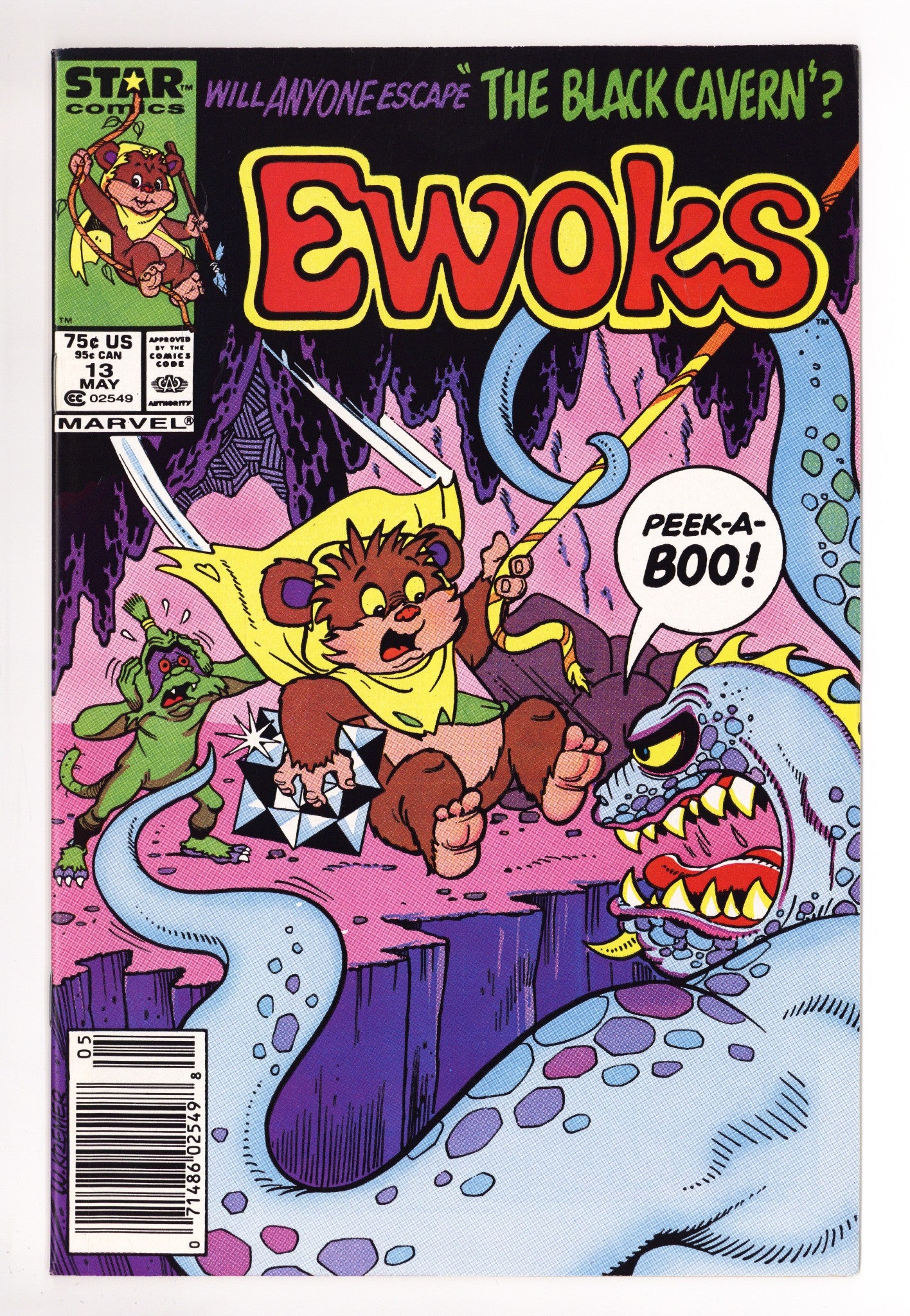 The Ewoks 13 VF+ (8.5) (1987) Newsstand 