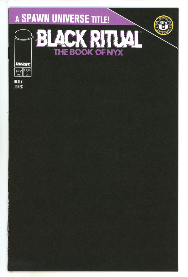 Spawn Black Ritual The Book Of Nyx 1 Blank Variant (2025)
