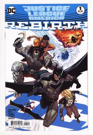 Justice League of America: Rebirth 1 High Grade (2017) Ottley Variant 