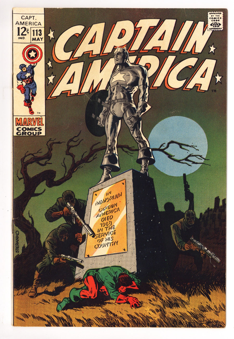Captain America Vol 1 113 FN/VF (7.0) (1969) 