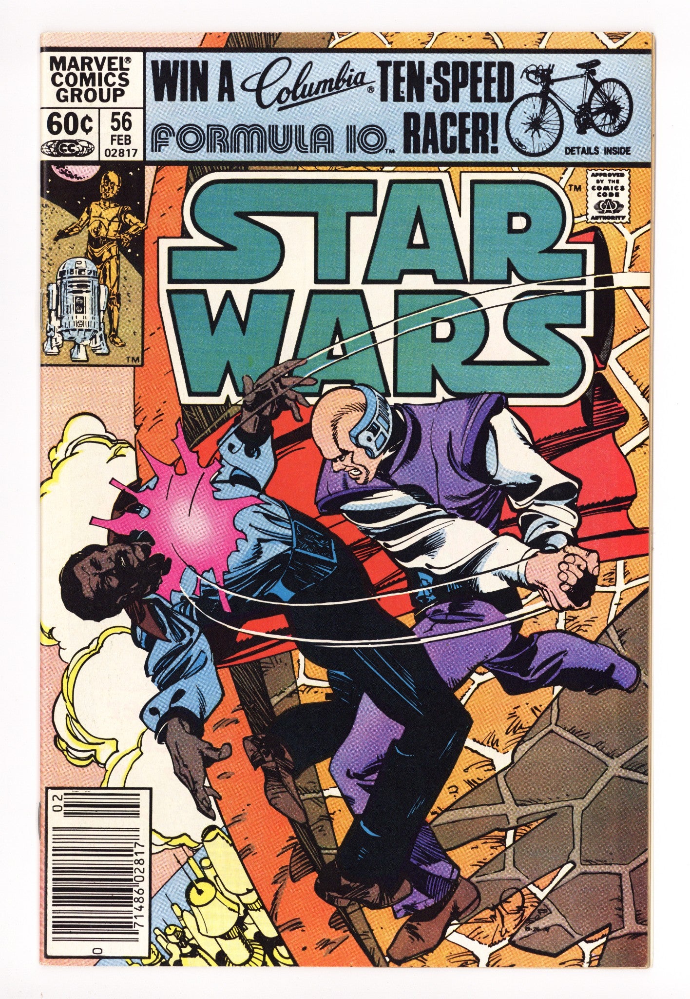 Star Wars Vol 1 56 VF+ (8.5) (1982) Newsstand 