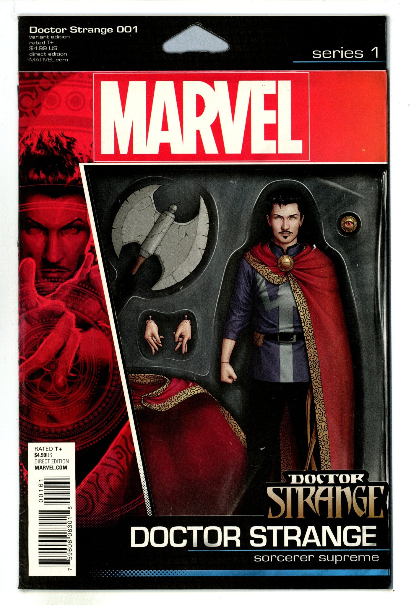Doctor Strange Vol 4 1 Mid Grade (2015) Christopher Action Figure Variant 