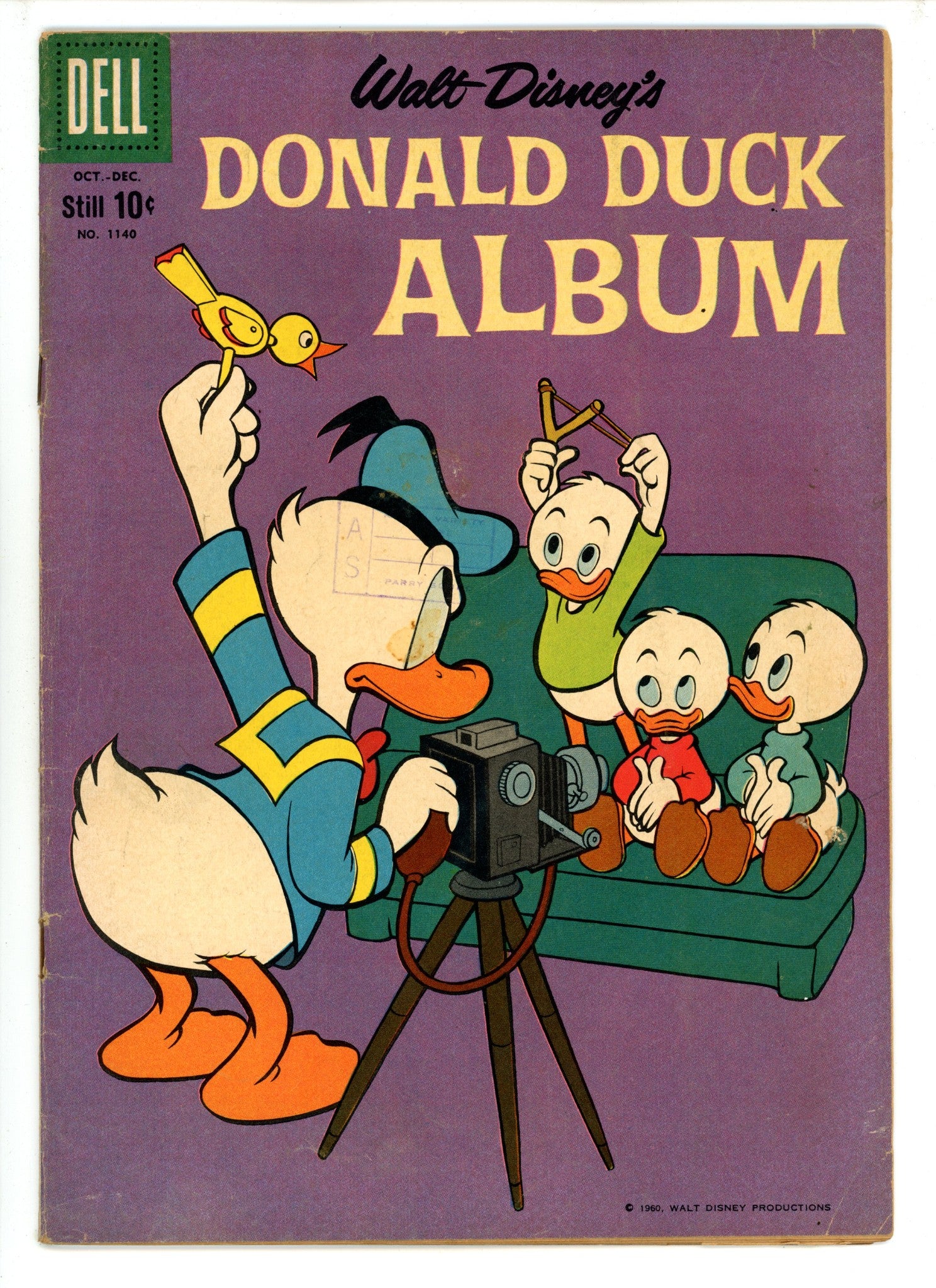 Four Color Vol 2 1140 VG- (3.5) Art Back Cover (1960) 