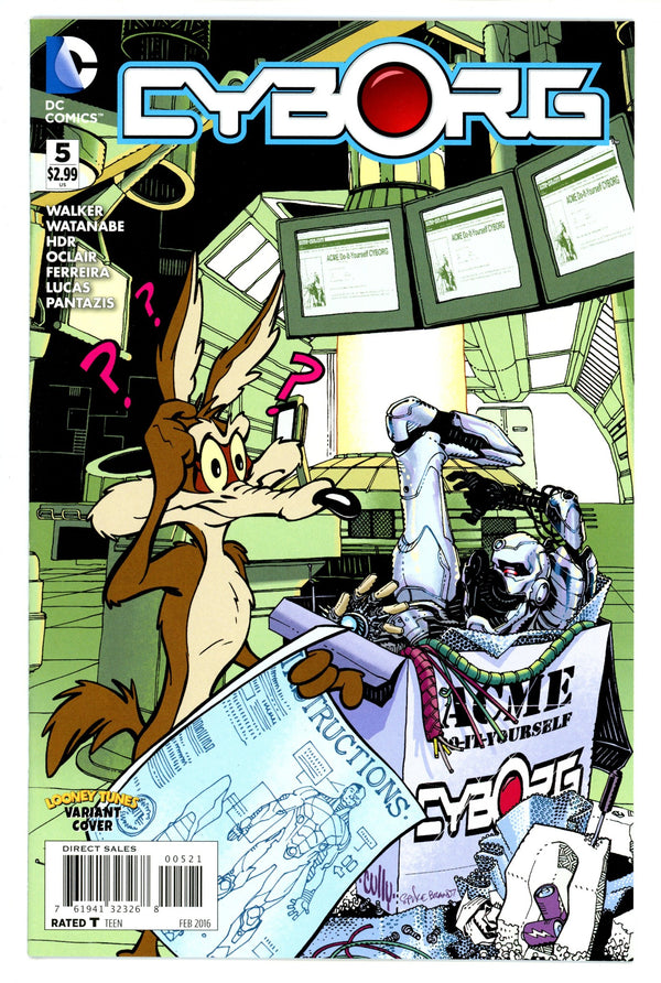 Cyborg Vol 1 5 High Grade (2016) Hamner Variant