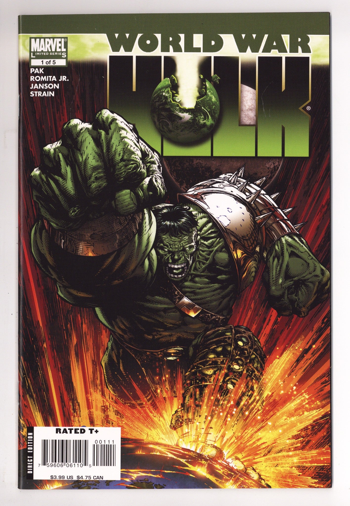 World War Hulk 1 Mid Grade (2007) 