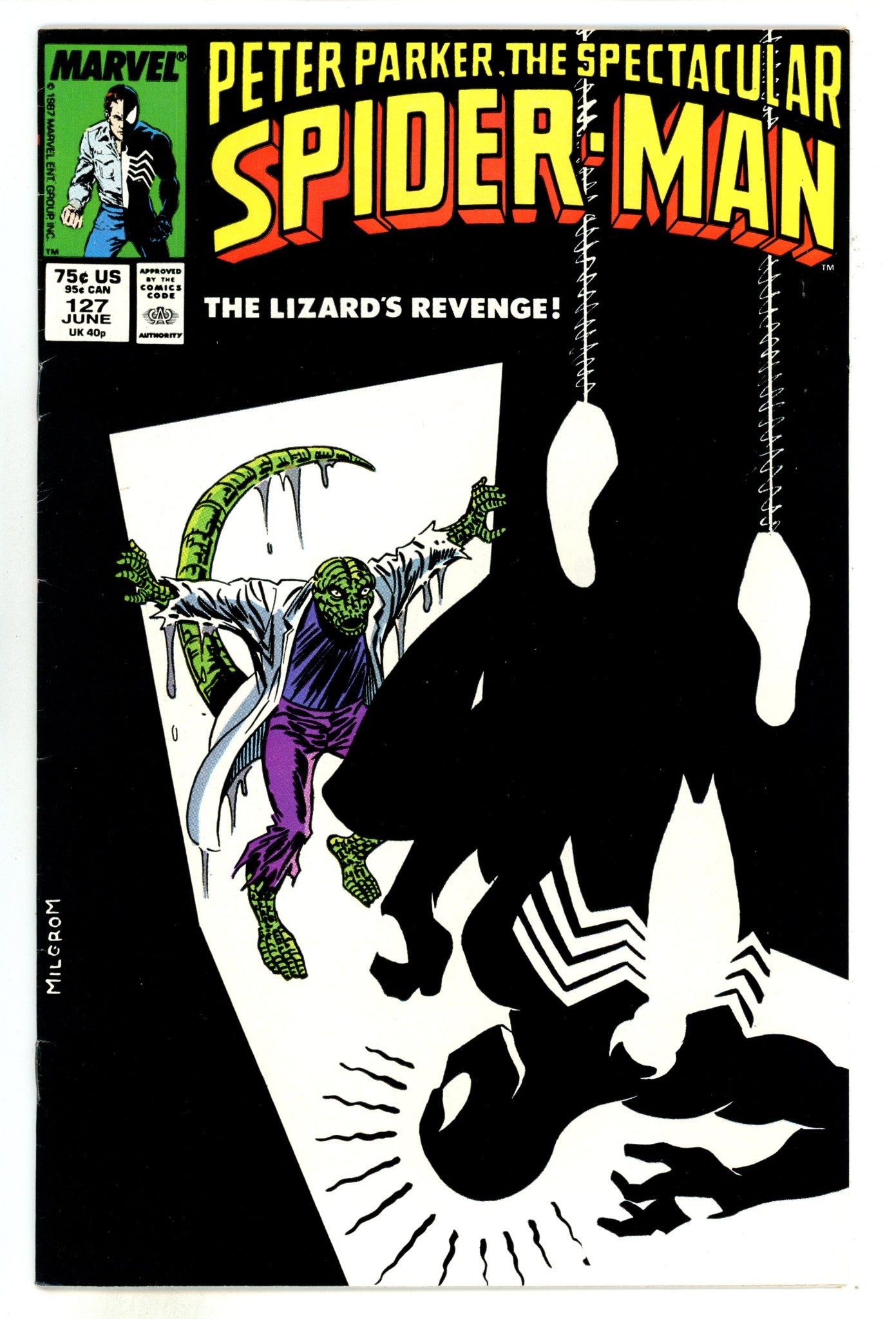 The Spectacular Spider-Man Vol 1 127 VF- (7.5) (1987) 