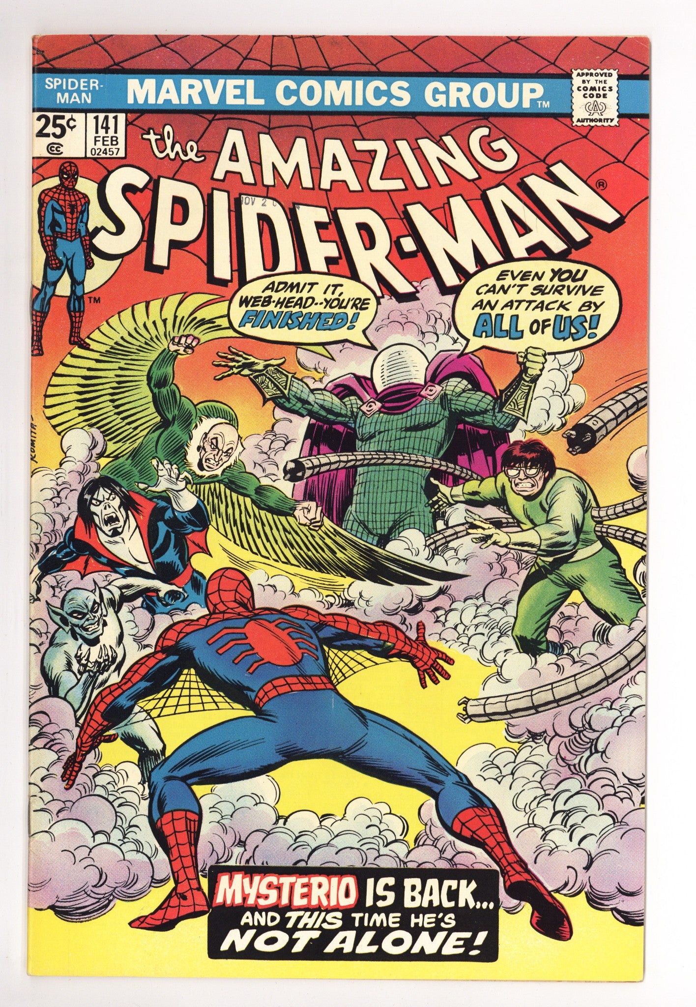 The Amazing Spider-Man Vol 1 141 FN/VF (7.0) (1975) 