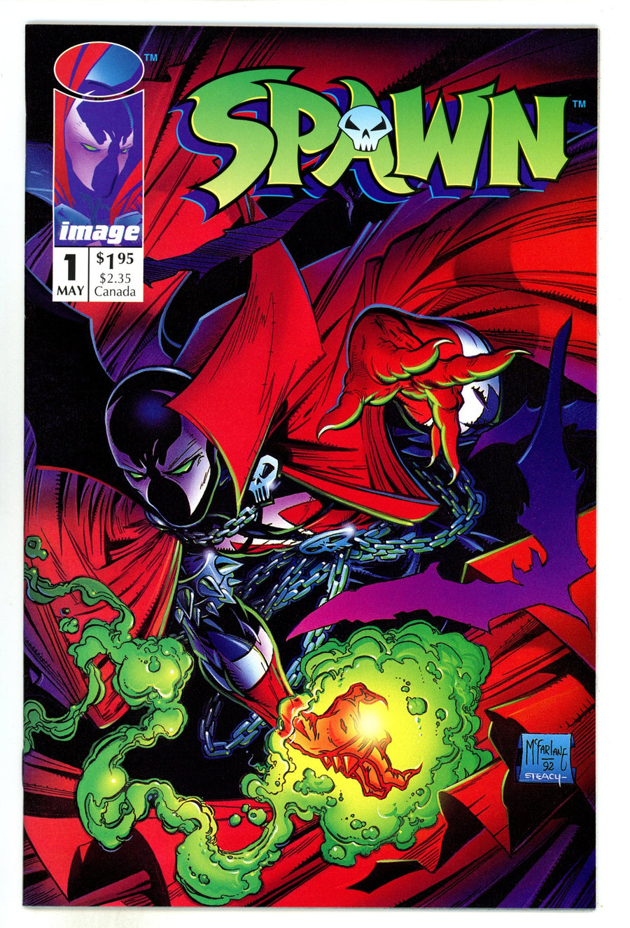Spawn 1 VF/NM (9.0) Black Spot (1992) 