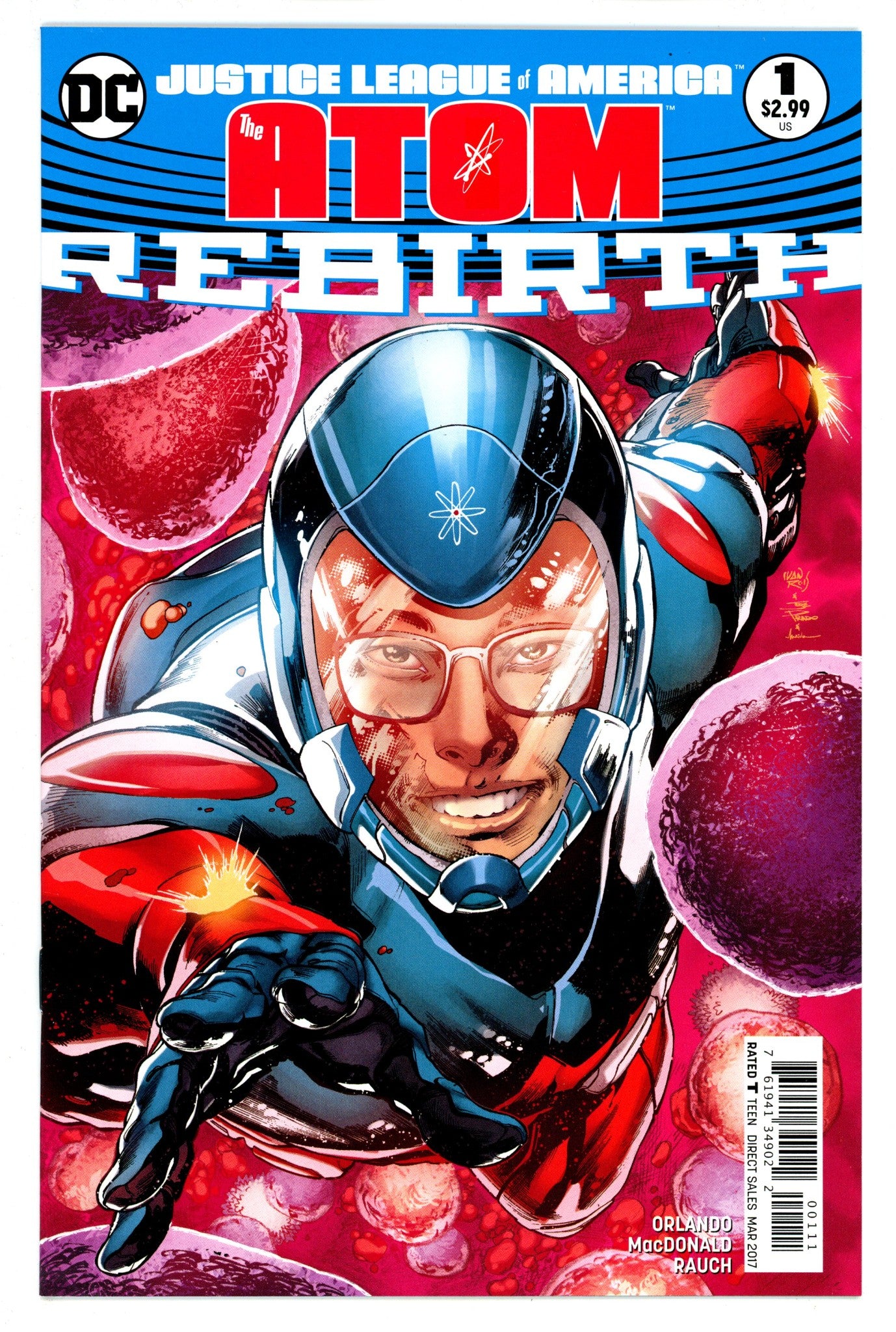 Justice League of America: The Atom - Rebirth 1 High Grade (2017) 