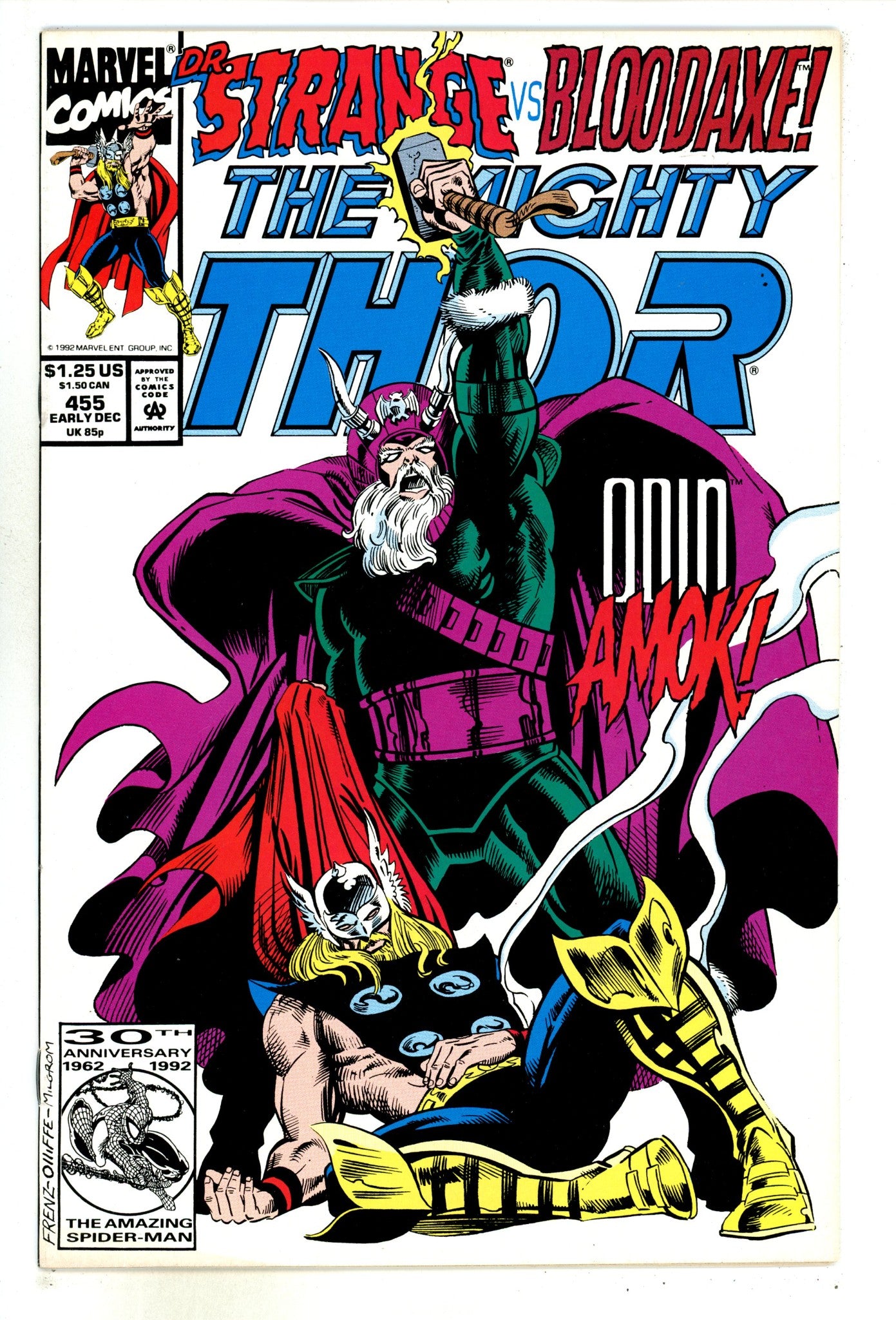 Thor Vol 1 455 High Grade (1992) 