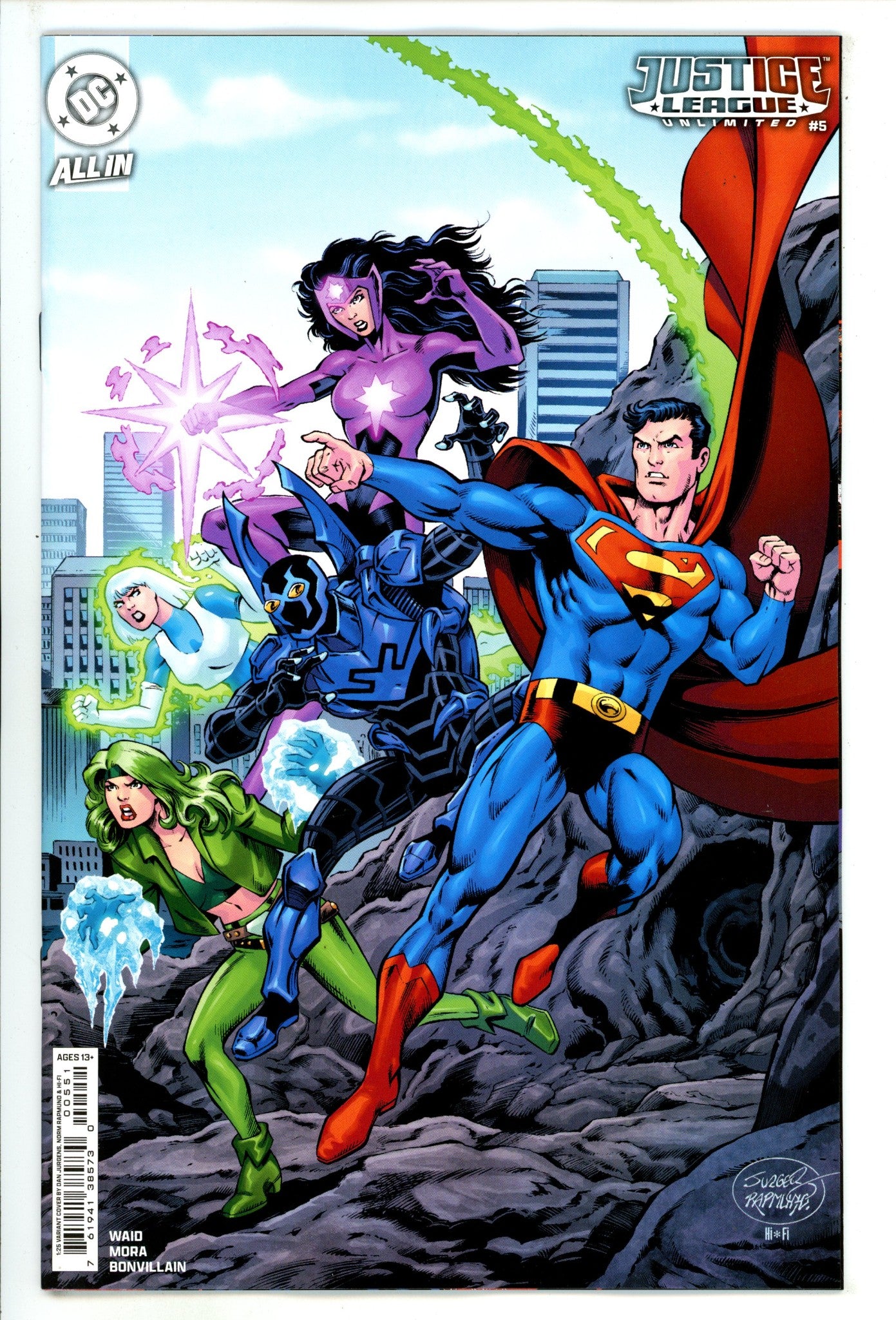 Justice League Unlimited Vol 2 5 Jurgens Incentive Variant NM (2025)