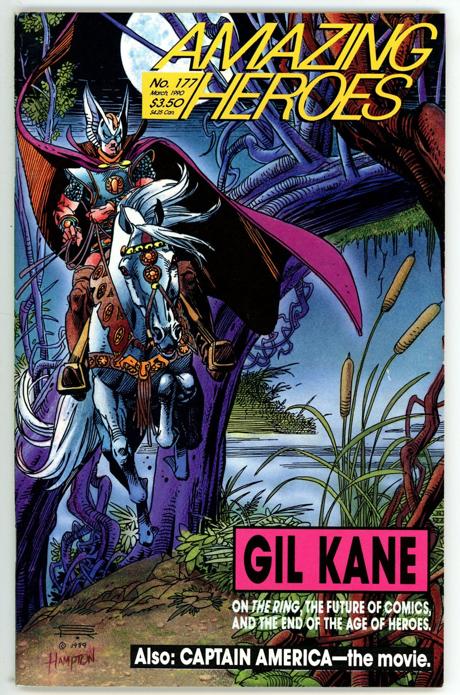 Amazing Heroes   177  Mid Grade   (1990)        