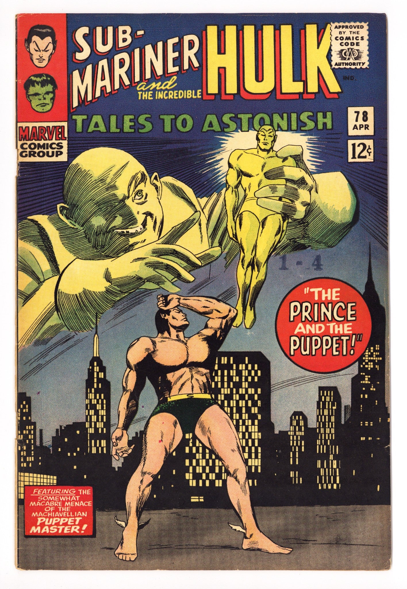 Tales to Astonish Vol 1 78 FN+ (6.5) (1966) 