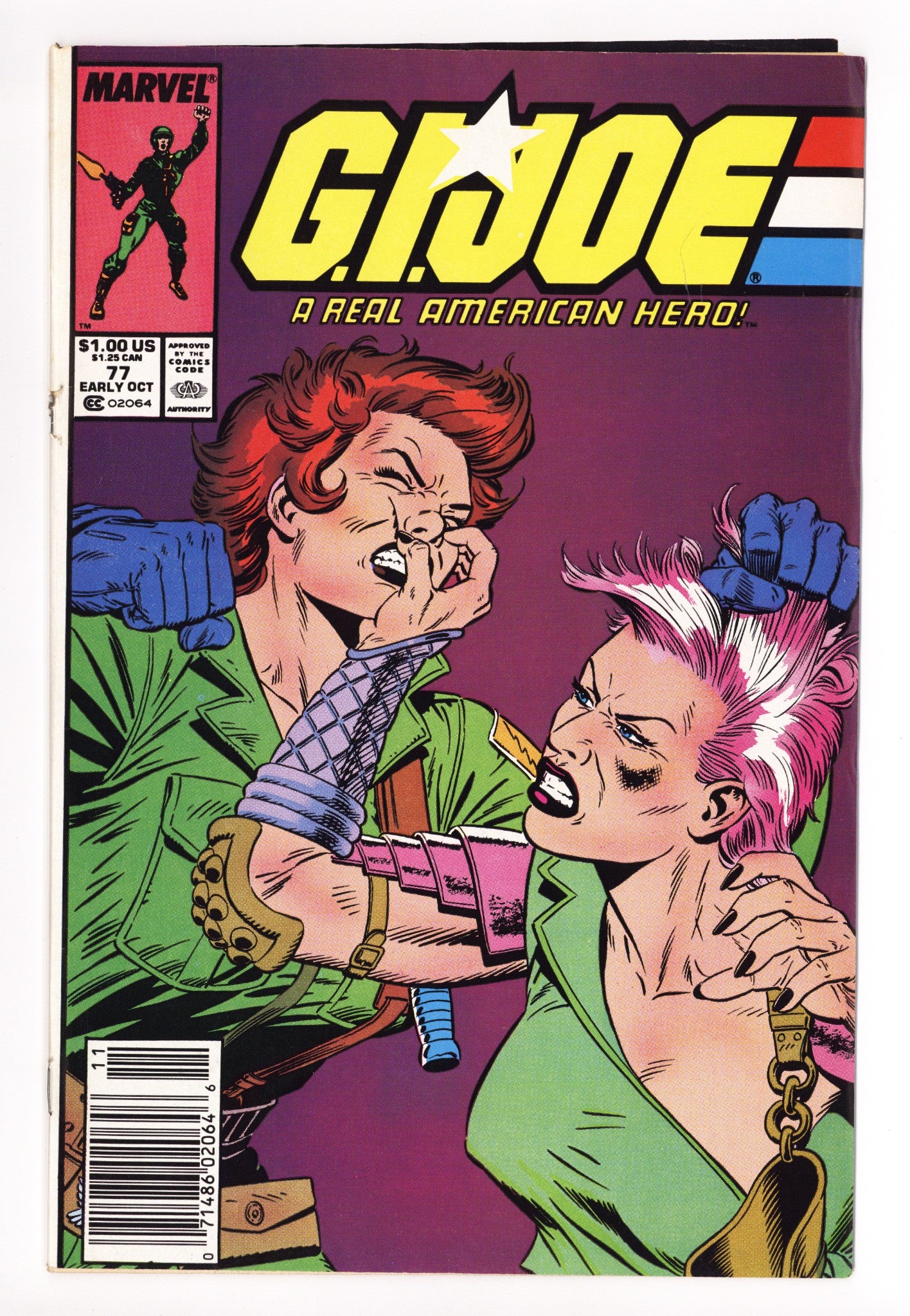 G.I. Joe, A Real American Hero 77 Low Grade (1988) Newsstand 