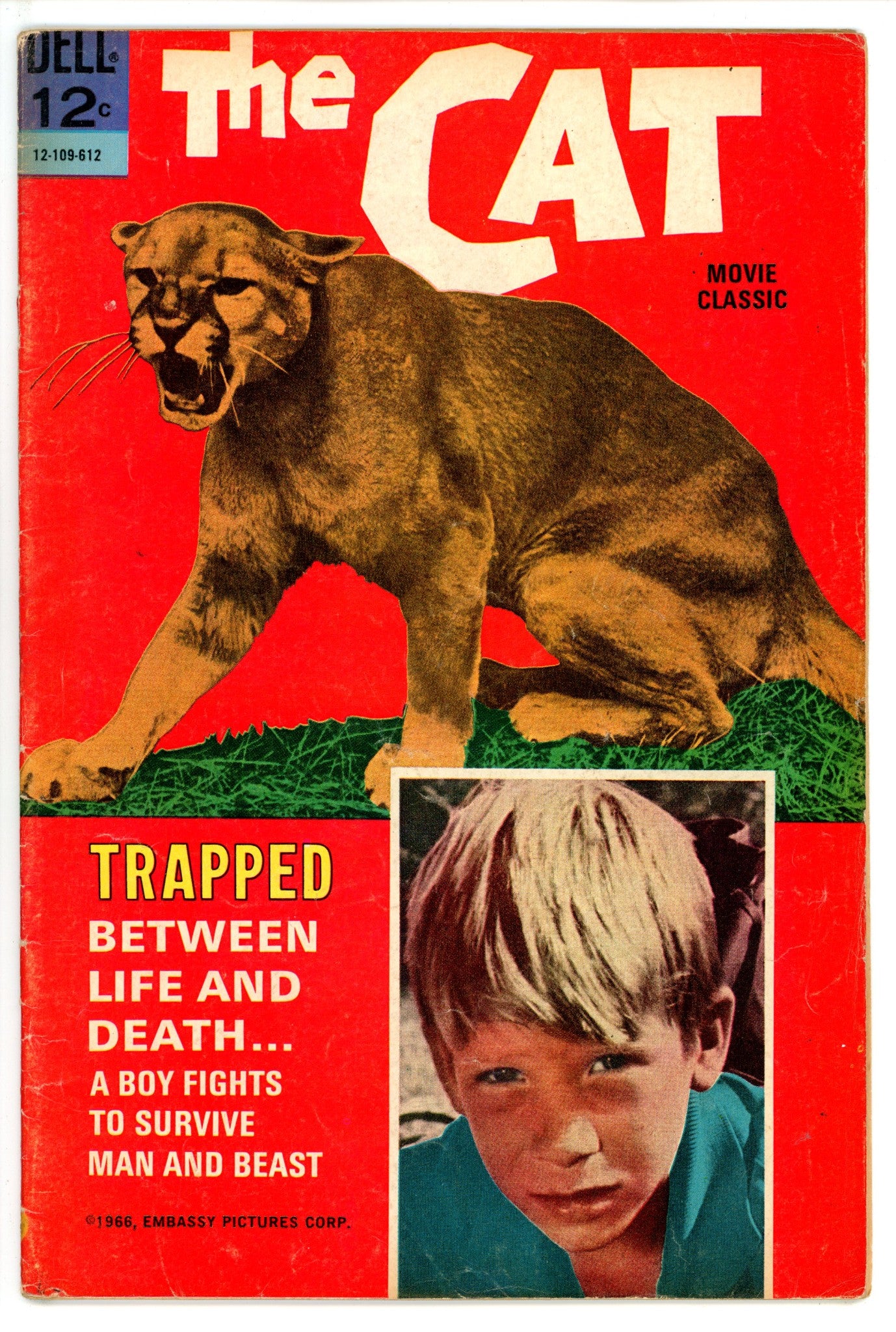 The Cat: Movie Classic 12109612 Cover Detached (1966)