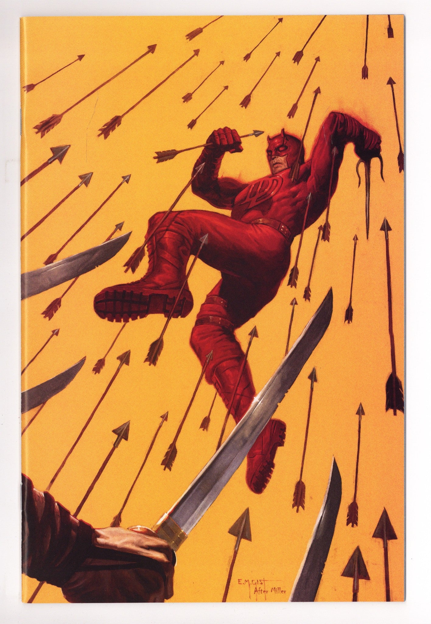 Daredevil Vol 7 1 (649) High Grade (2022) Gist Virgin Homage Exclusive Variant 