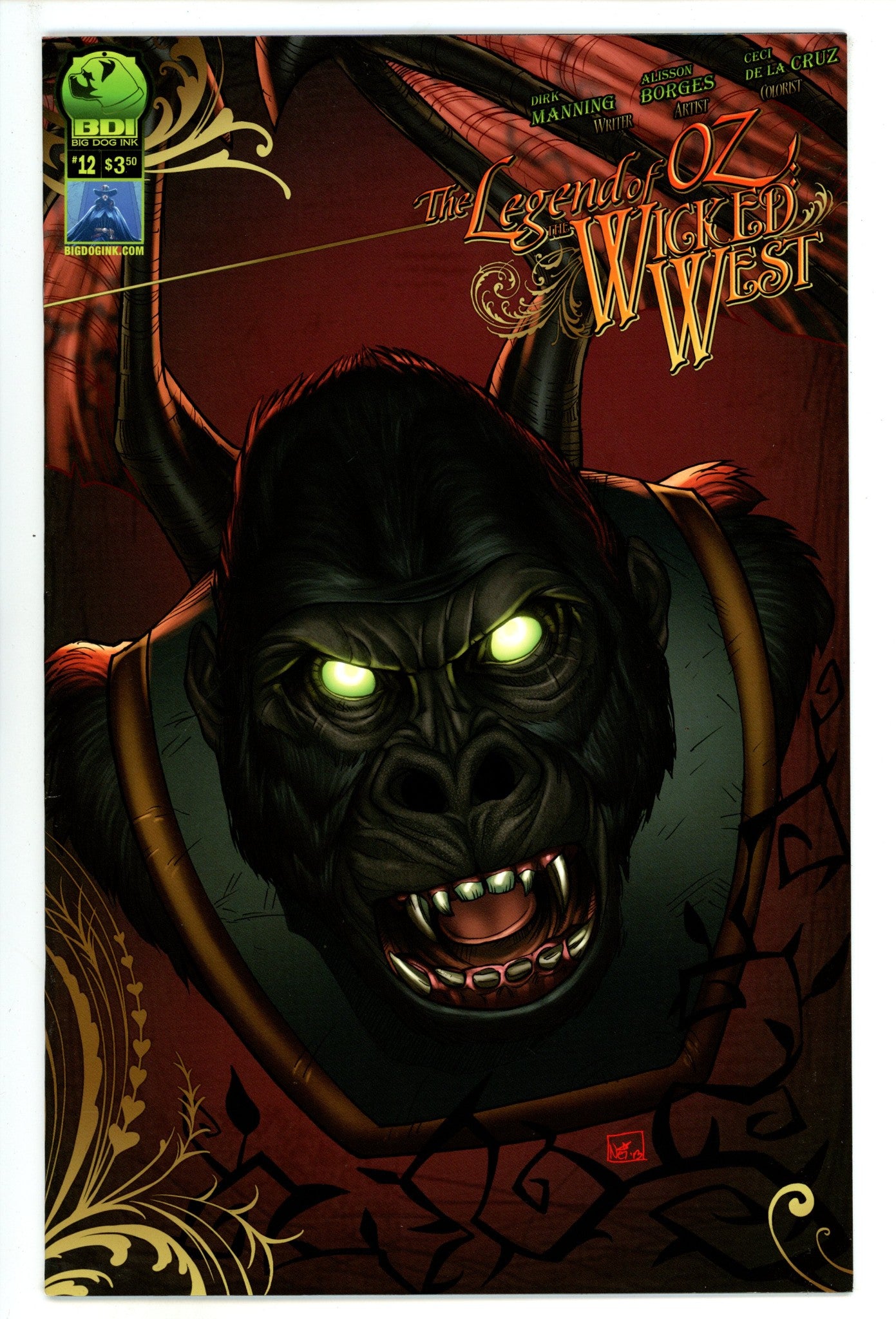 Legend of Oz: The Wicked West Vol 2 12 High Grade (2013) Ruffino Variant 