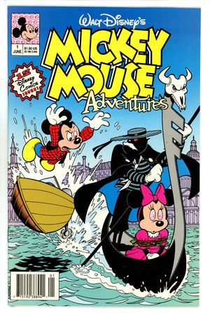 Mickey Mouse Adventures Vol 1 1 Newsstand VF (1990)