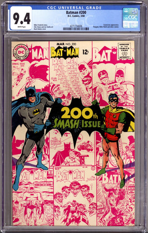 Batman Vol 1 200 CGC 9.4 (NM) (1968)