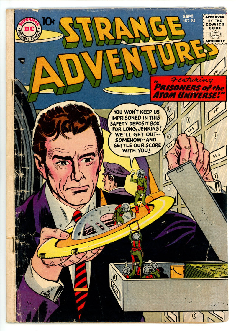 Strange Adventures Vol 1 84  GD/VG (3.0)   (1957)        