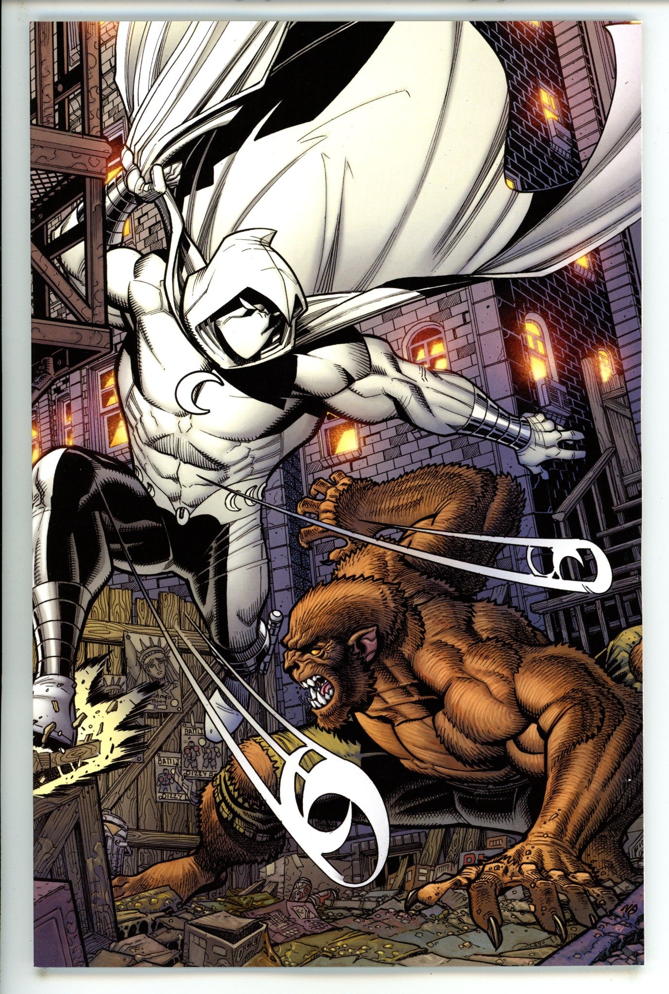 Moon Knight Vs Werewolf By Night Marvel Tales 1 Bradshaw Virgin Incentive Variant VF/NM (2023)