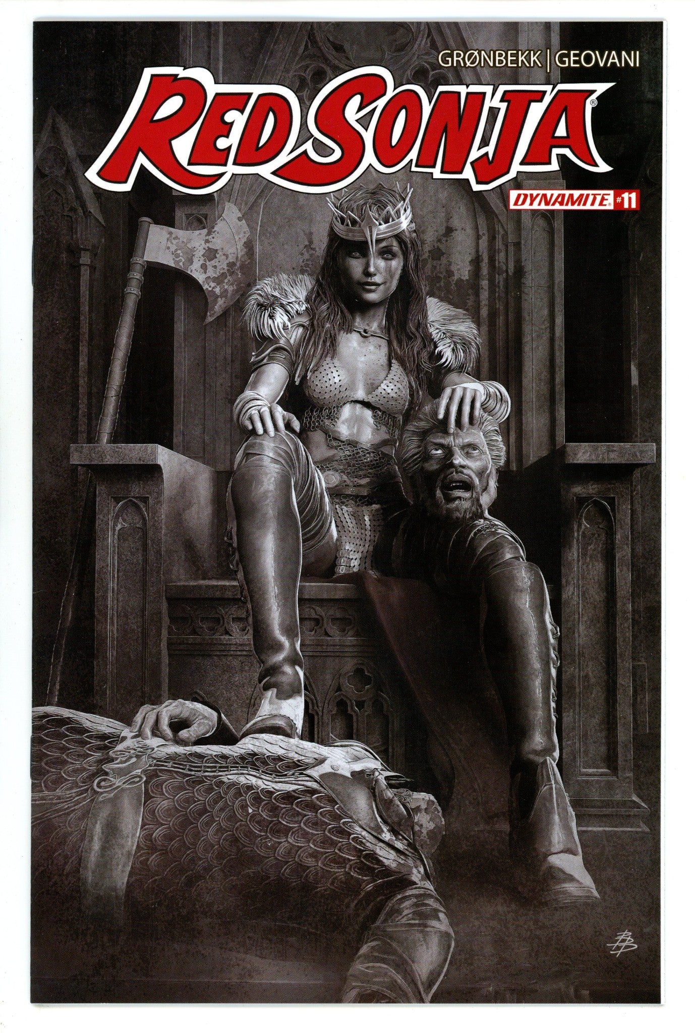 Red Sonja Vol 7 11 Barends B&W Incentive Variant (2024)