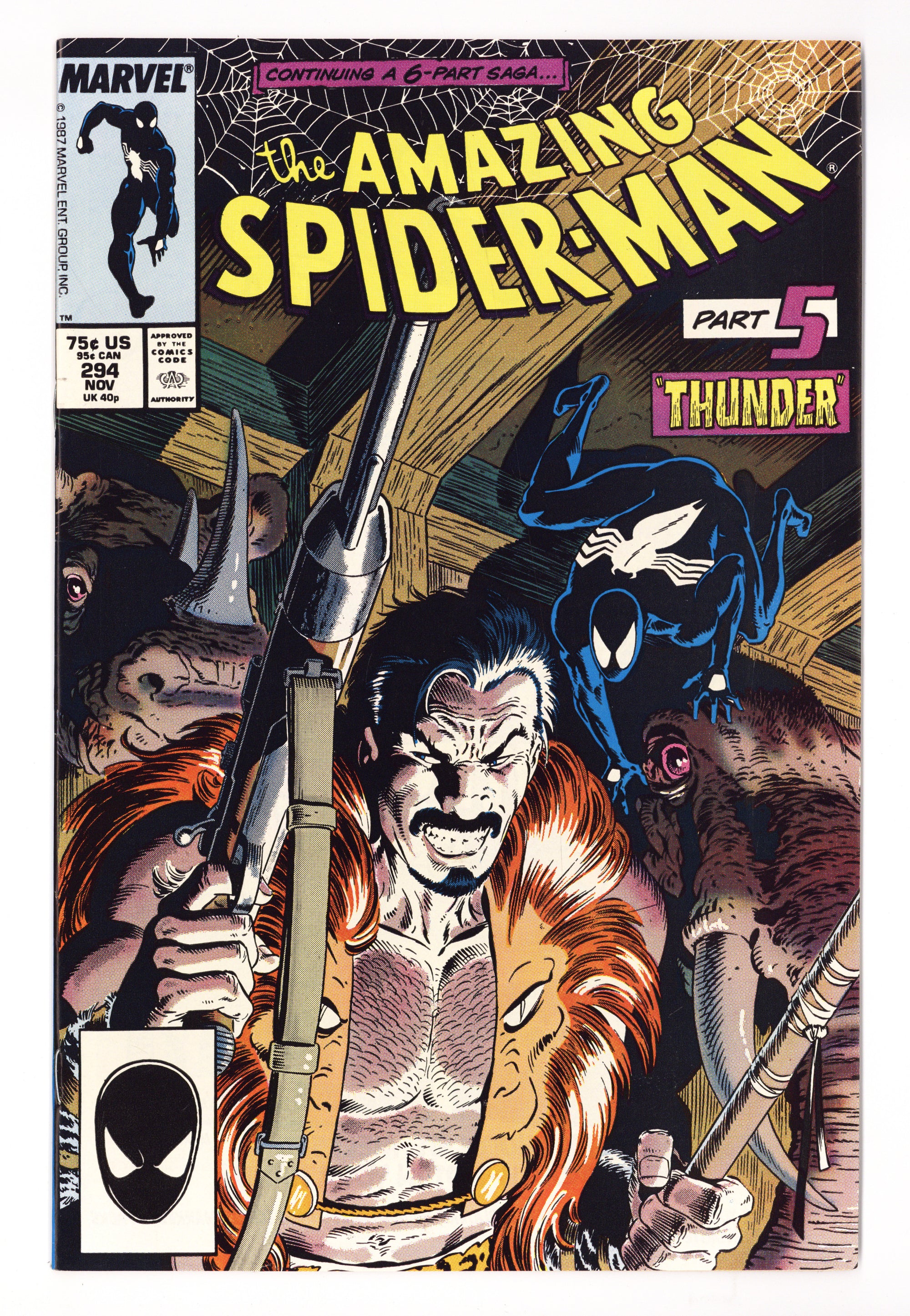 The Amazing Spider-Man Vol 1 294  VF/NM (9.0)   (1987)        