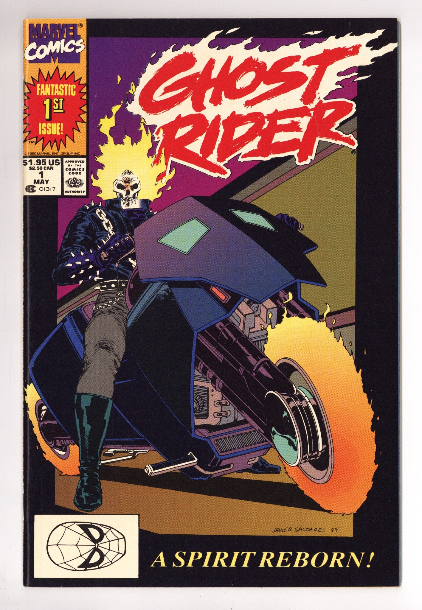 Ghost Rider Vol 2 1 VF+ (8.5) (1990) 