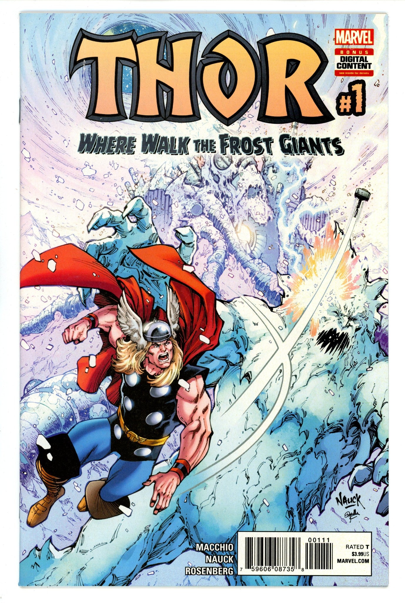 Thor: Where Walk the Frost Giants 1 High Grade (2017) 