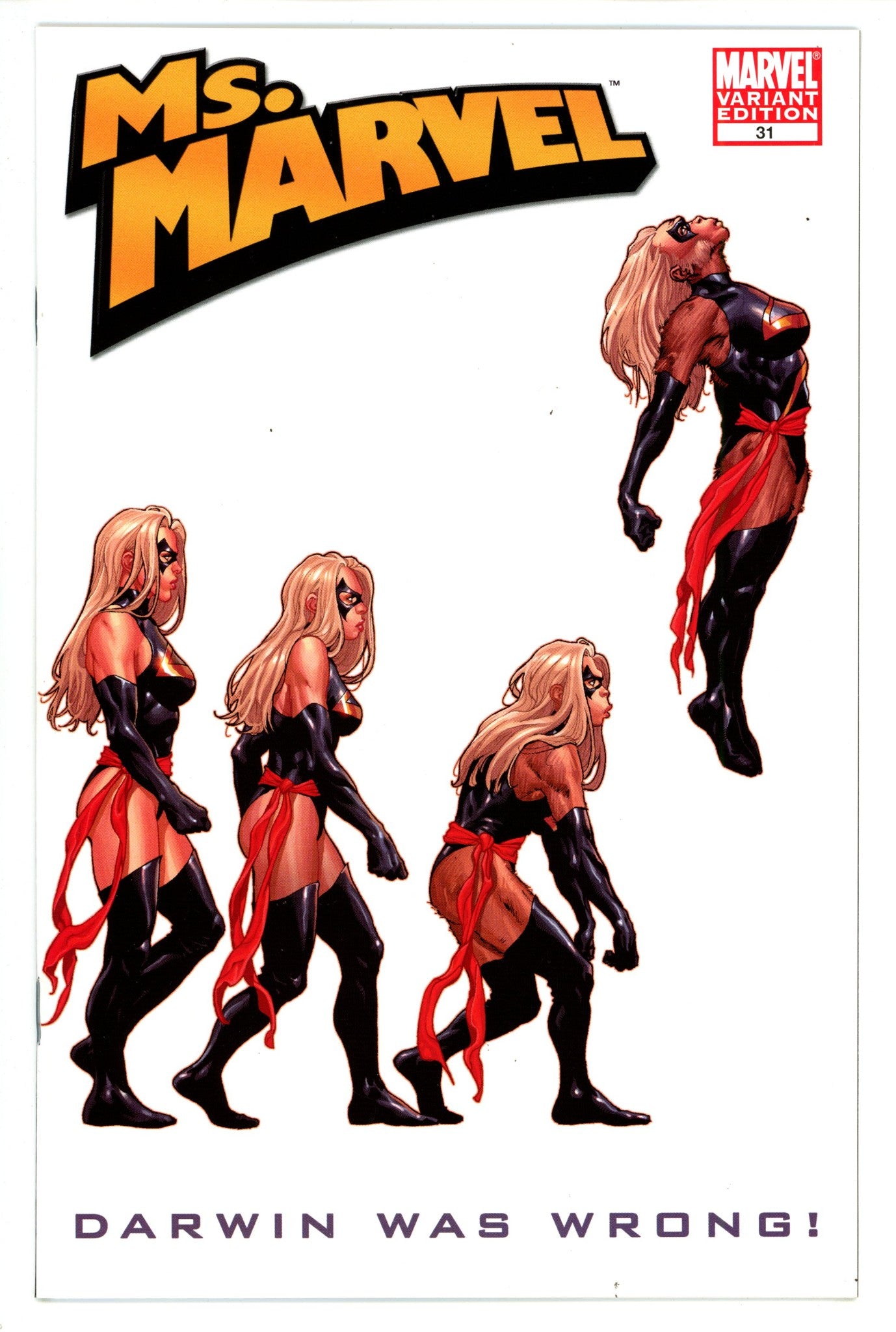 Ms. Marvel Vol 2 31 Mid Grade (2008) Yardin Variant 