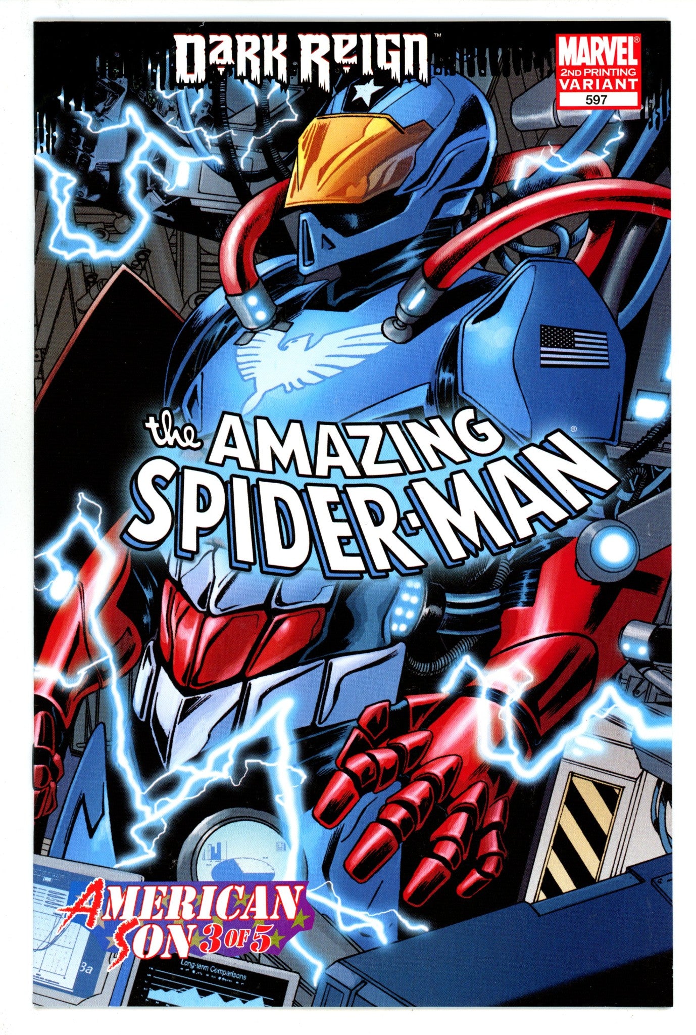 The Amazing Spider-Man Vol 2 597 VF+ (8.5) (2009) 2nd Print 