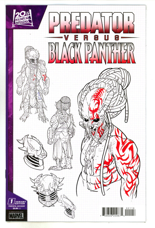 Predator Vs. Black Panther 1 Allen Design Incentive Variant NM (2024)