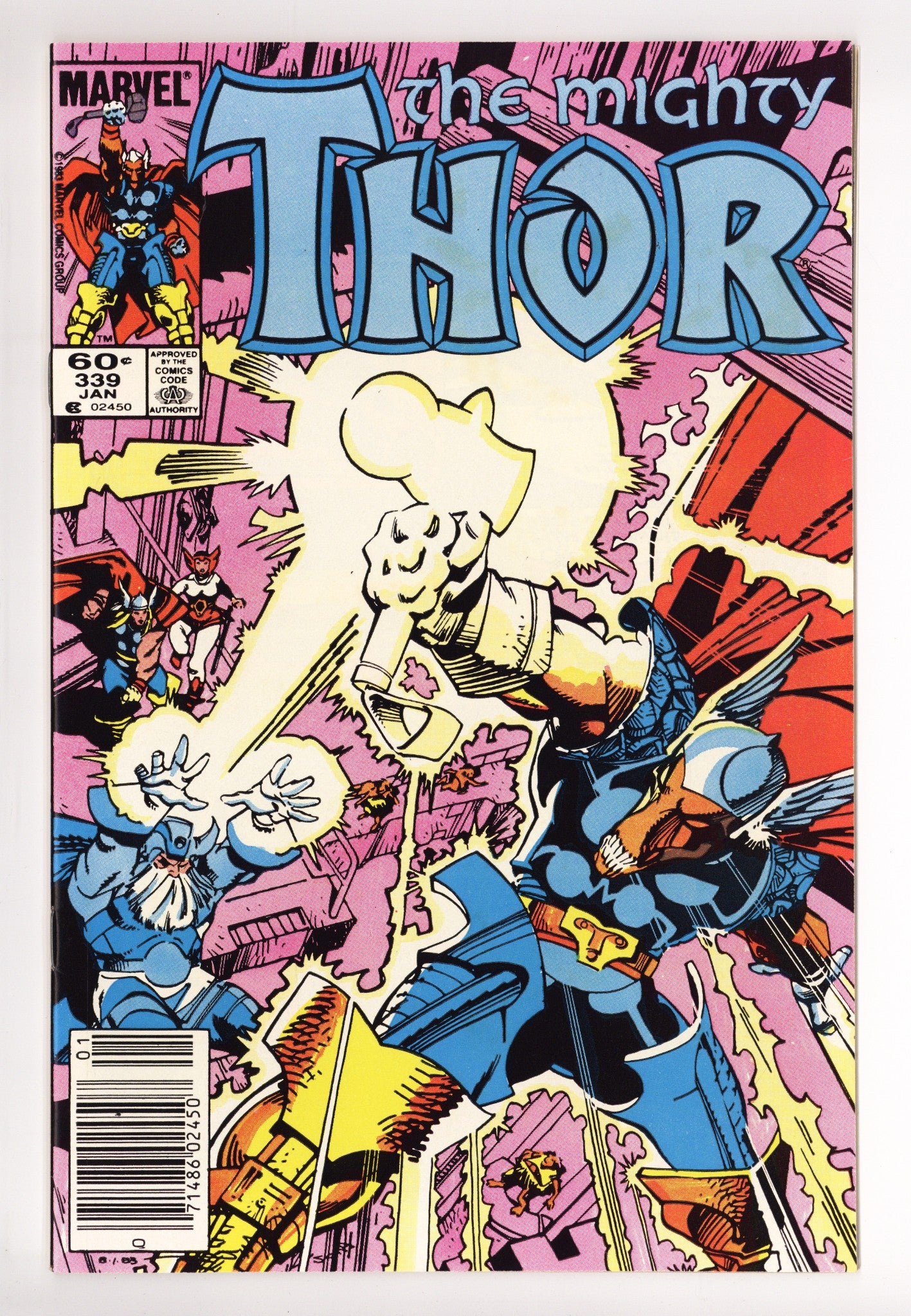 Thor Vol 1 339 VF/NM (9.0) Mark Jewellers (1984) Newsstand 