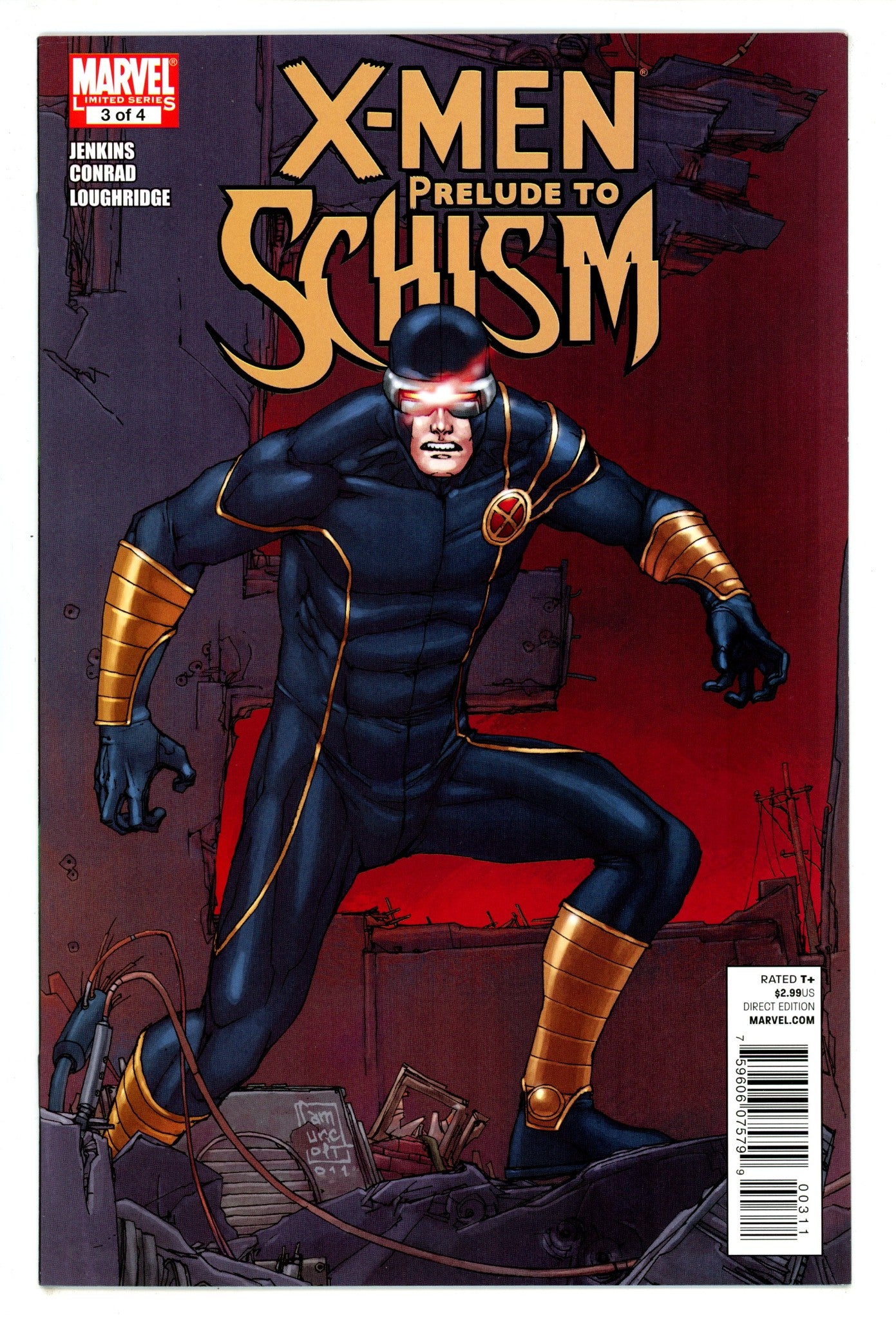 X-Men: Prelude to Schism 3 High Grade (2011) 