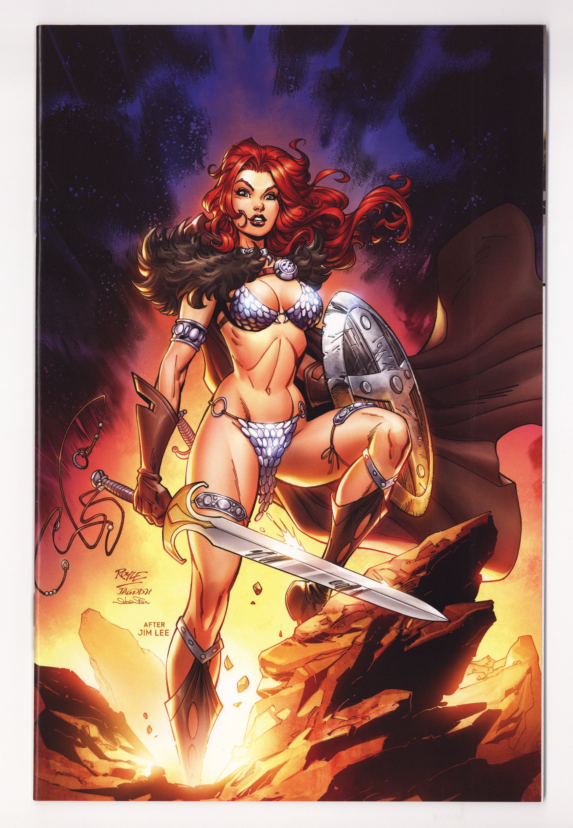 Red Sonja Valentine's Special   [nn]  NM- (9.2)   (2022) Royle Virgin   Incentive Variant  