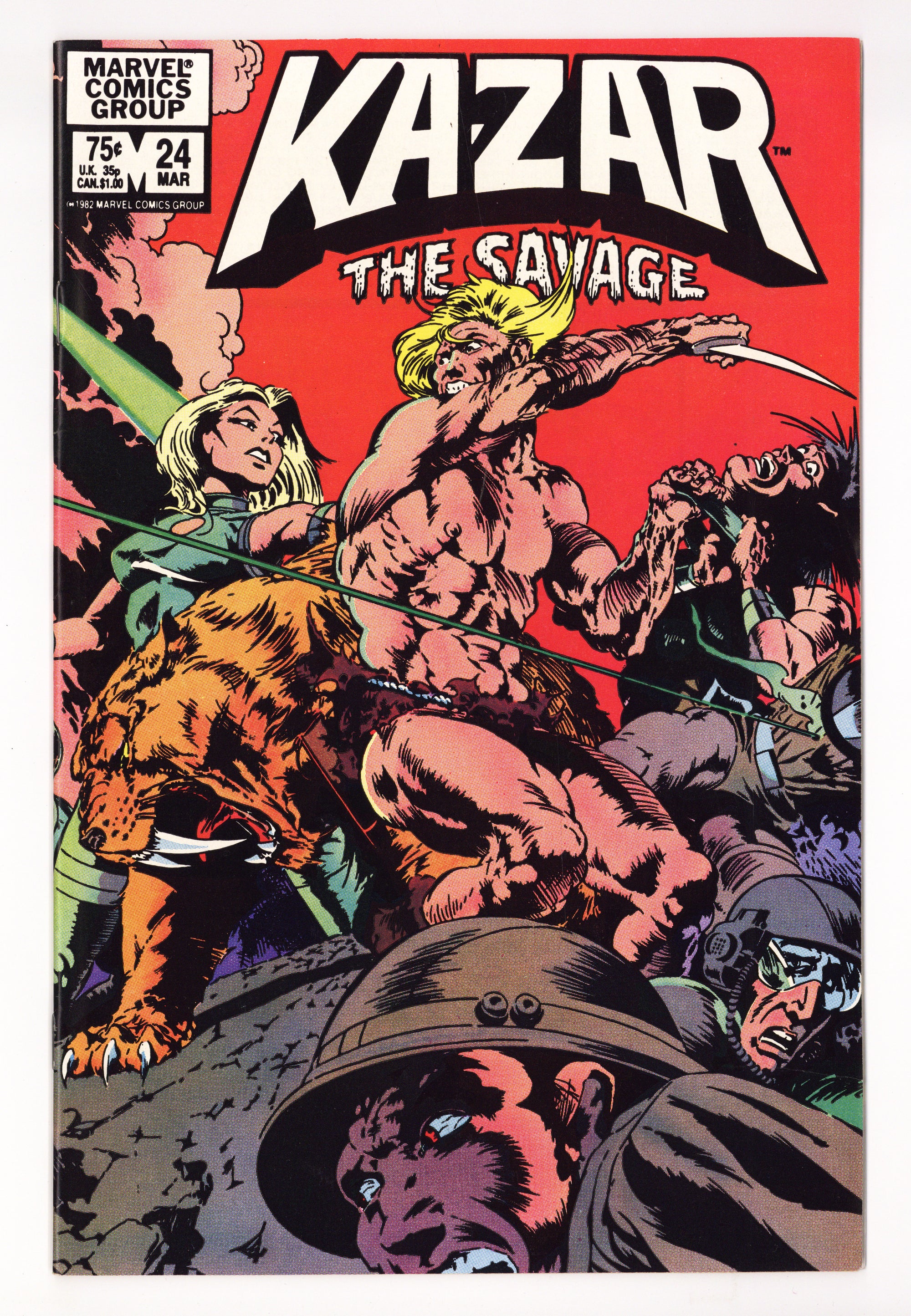 Ka-Zar the Savage Vol 3 24 Mid Grade (1982) 