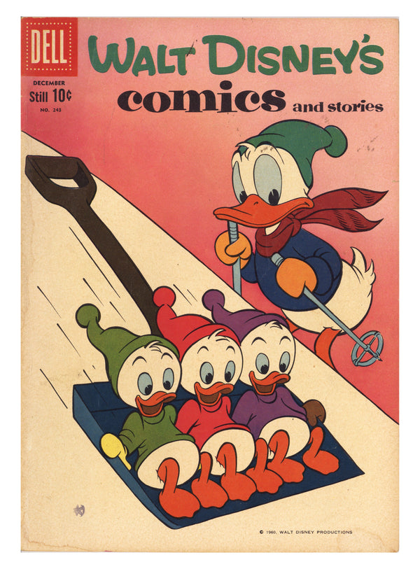 Walt Disney's Comics and Stories Vol 21 3 (243) VG+ (4.5) (1960)