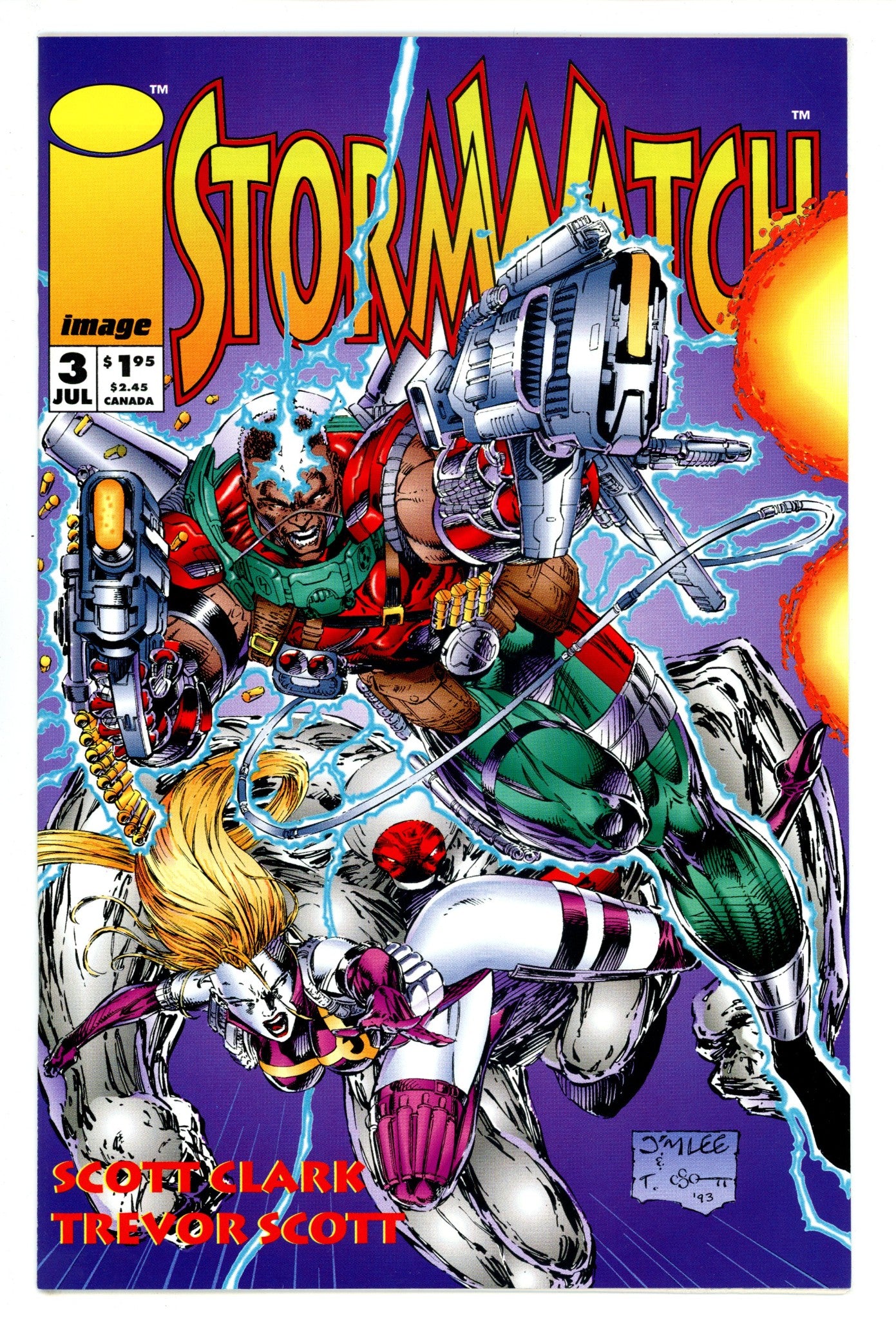 Stormwatch Vol 1 3 High Grade (1993) 
