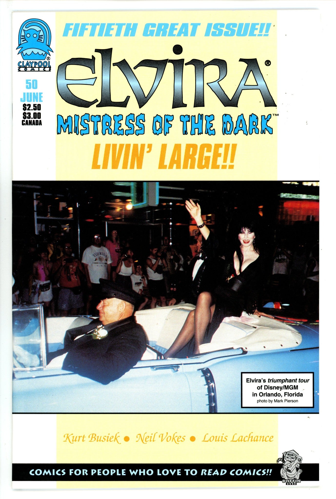 Elvira Mistress of the Dark 50 VF/NM (1997)