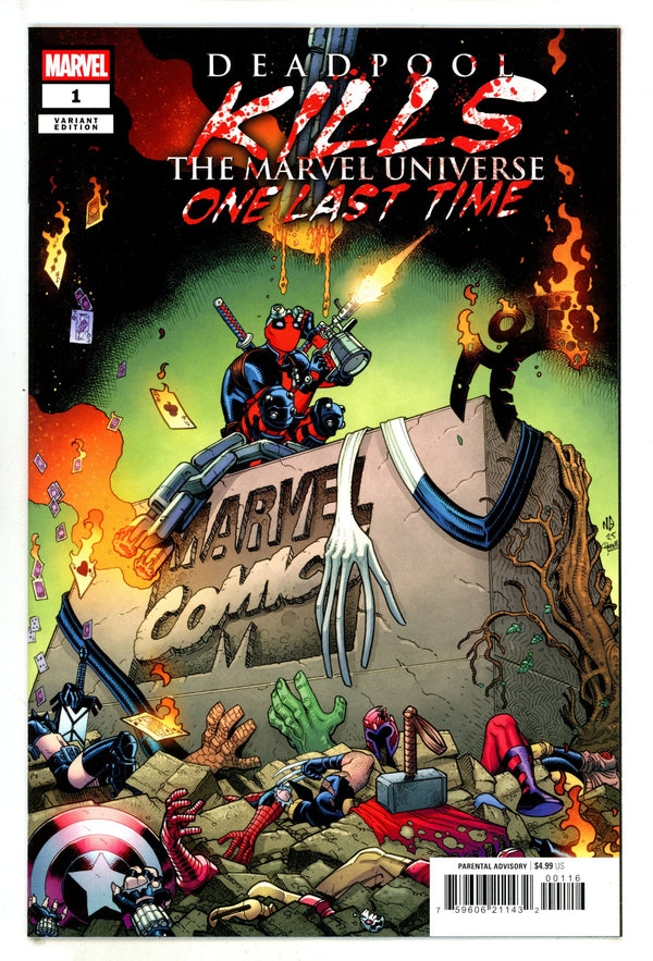 Deadpool Kills The Marvel Universe One Last Time 1 NM- (9.2) (2025) Bradshaw Incentive Variant