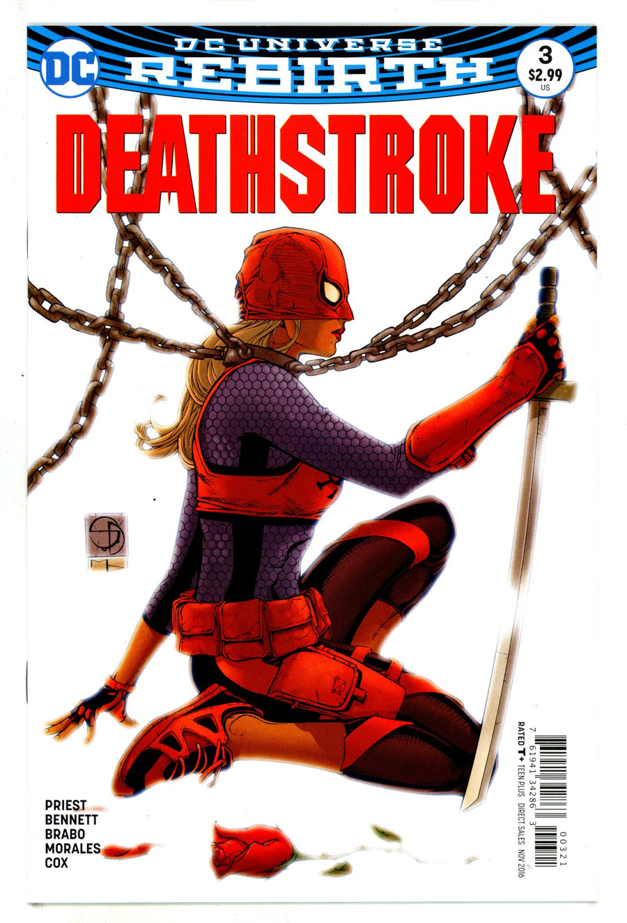 Deathstroke Vol 4 3 High Grade (2016) Davis Variant 
