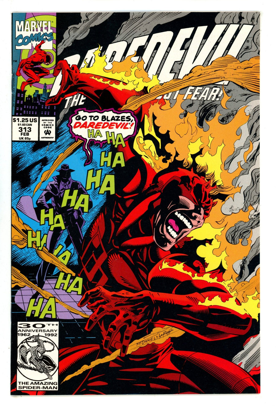 Daredevil Vol 1 313  High Grade   (1993)