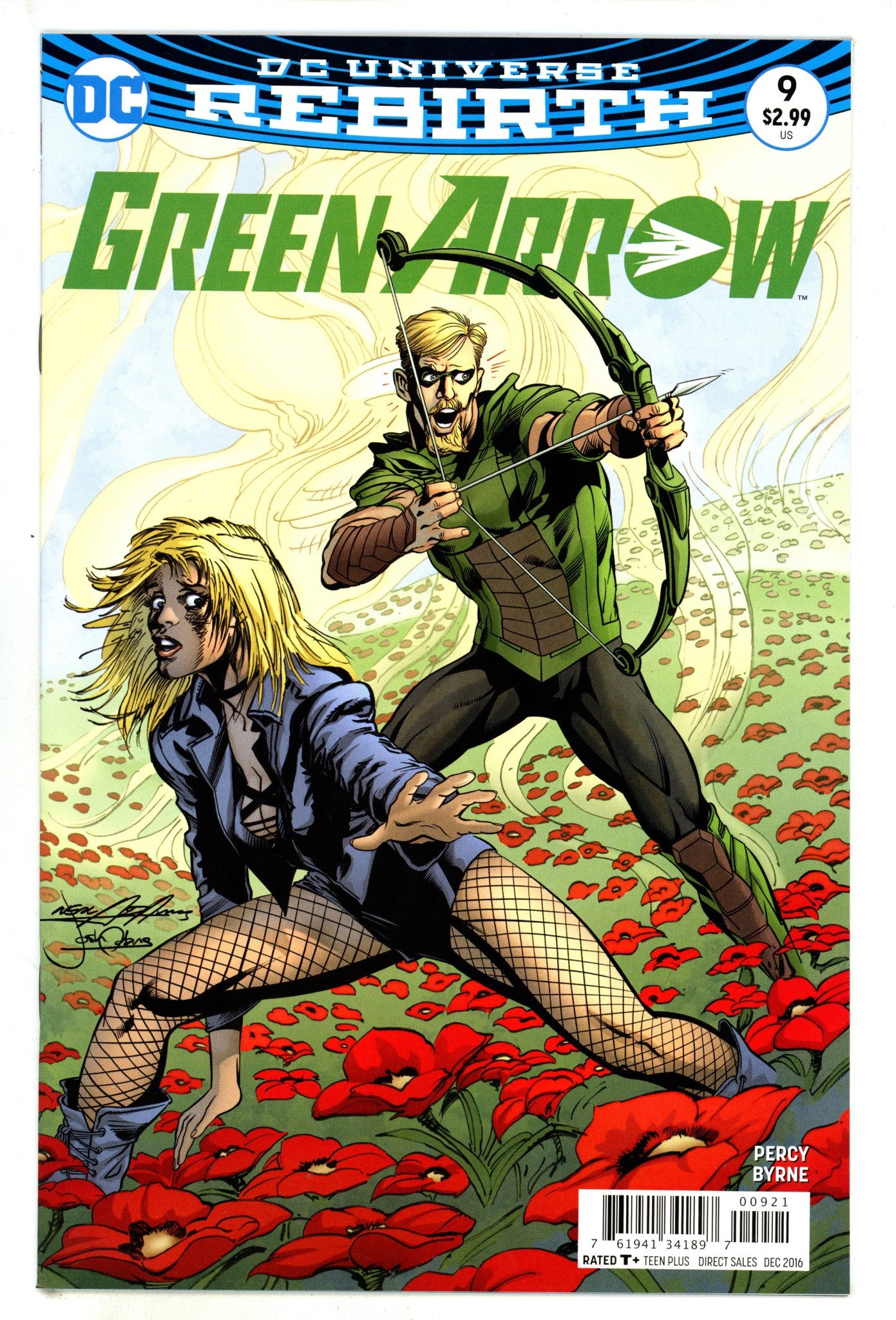 Green Arrow Vol 6 9 High Grade (2016) Adams Variant 