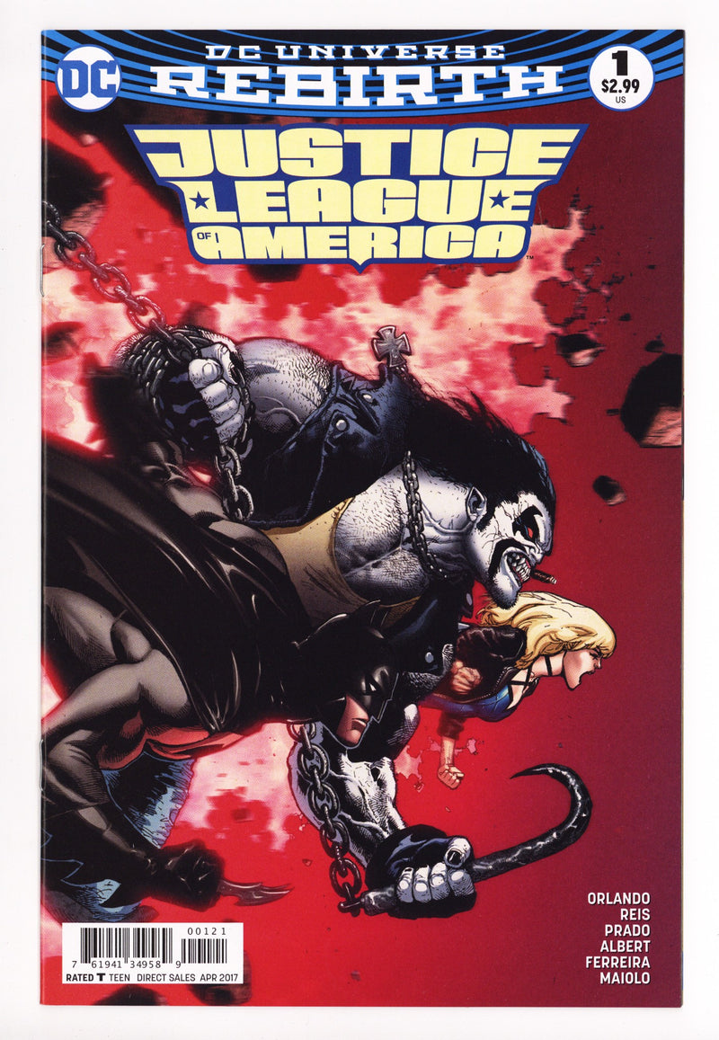 Justice League of America Vol 5 1 High Grade (2017) Brooks Variant 