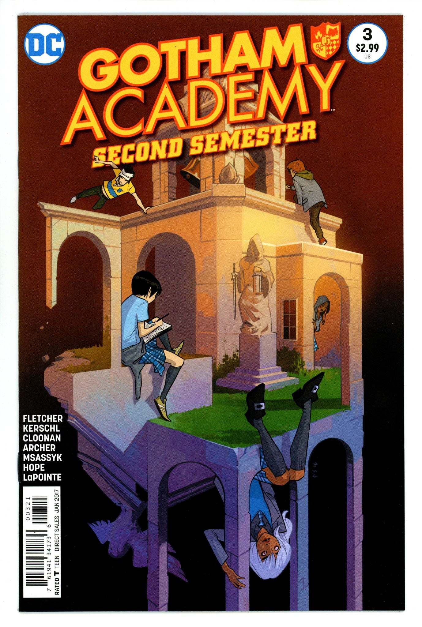Gotham Academy: Second Semester 3 High Grade (2017) Staples Variant 