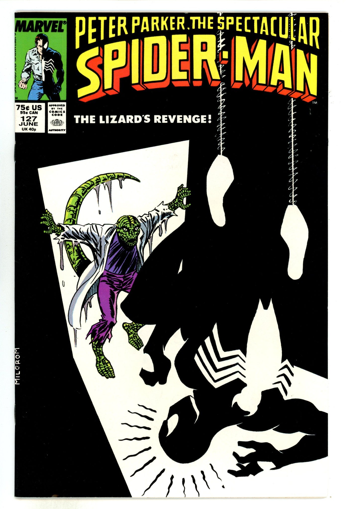 The Spectacular Spider-Man Vol 1 127 VF (8.0) (1987) 