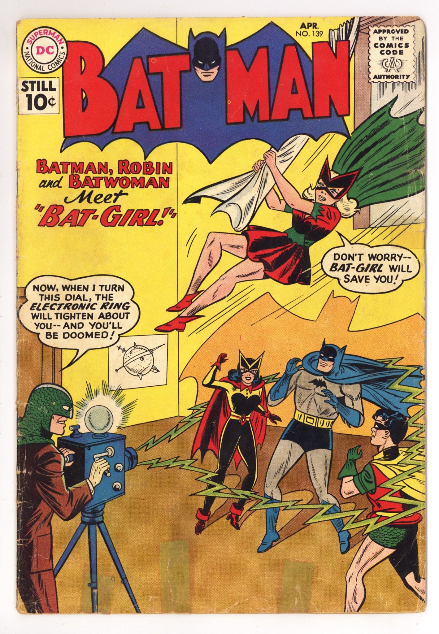Batman Vol 1 139 GD/VG (3.0) (1961) 